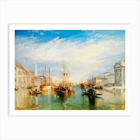 Venice, from the Porch of Madonna della Salute c1835 by Joseph Mallord William Turner Art Print