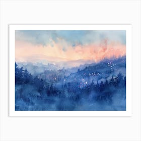 Watercolor Painting 4 Art Print