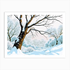 Winter Scene Art Print