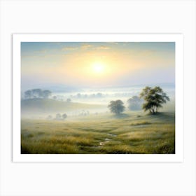 Morning Mist At Avonlea 2 Art Print