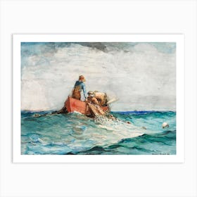 Hauling In The Nets (1887), Winslow Homer Art Print