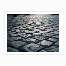 Cobblestone Street 2 Art Print