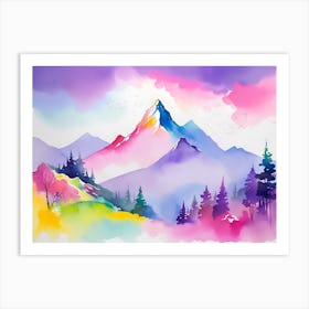 Mountain landscapes 7 Art Print