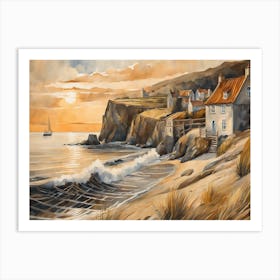 European Coastal Painting (27) Art Print