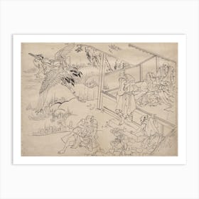 Hokusai S Album Of Sketches By Katsushika Hokusai And His Disciples, Art Print
