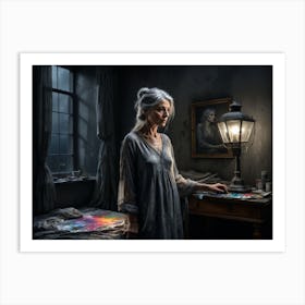 Old Lady 1 Art Print