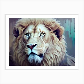 Lion Portrait 32 Art Print