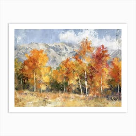 Aspen Trees 3 Art Print