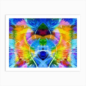 Psychedelic Abstract Painting 3 Art Print