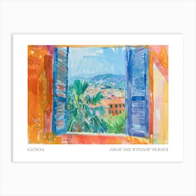 Genoa From The Window Series Poster Painting 1 Art Print