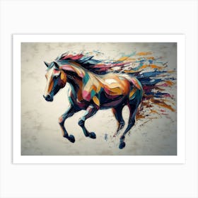 Horse Painting 1 Art Print