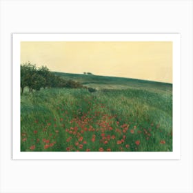 Poppies In The Meadow Art Print