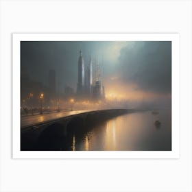 Wharf Art Print