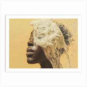 Portrait Of A Black Woman 5 Art Print