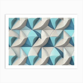 Abstract Geometric Pattern Art Print