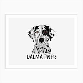 Dalmatiner 2 Art Print