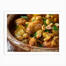 Chicken And Artichoke Stew 5 Art Print