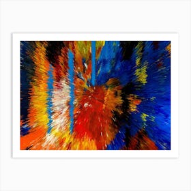 Acrylic Extruded Painting 184 Art Print