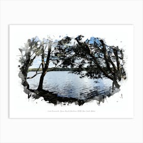 Lake Ainsworth, Byron Bay & Northern Nsw, New South Wales Art Print