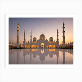 Sheikh Hussein Grand Mosque Art Print