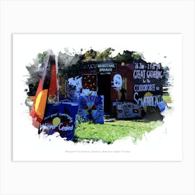 Aboriginal Tent Embassy, Canberra, Australian Capital Territory Art Print