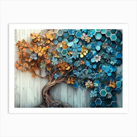 Fantasy Tree Of Life Art Print