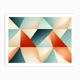 Abstract Geometric Pattern 1 Art Print