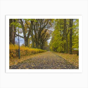 Autumn In The Park Art Print