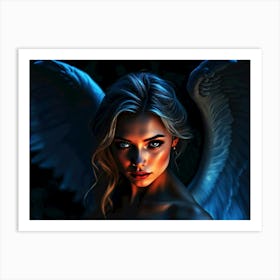 Angel Beauty - Diverse Art Illustration 3 Art Print