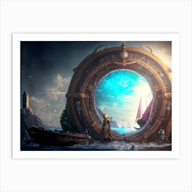 Sea Portal Art Print