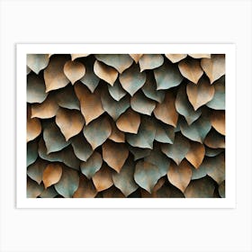 Abstract Leaves 4 Art Print