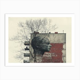 Tree With A Head East Berlin Art Print