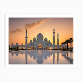 Sheikh Hussein Grand Mosque 1 Art Print