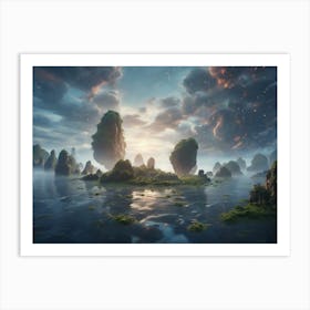 Aeolian Landscape Art Print