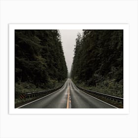 Dark Moody Road Art Print