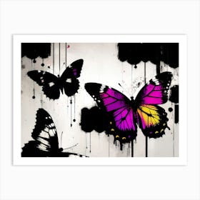 Butterfly Painting 214 Art Print