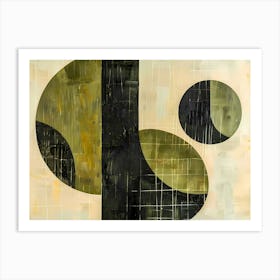 Abstract Circles 4 Art Print