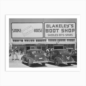 Store In Hobbs, New Mexico, Oil Boom Town By Russell Lee Art Print