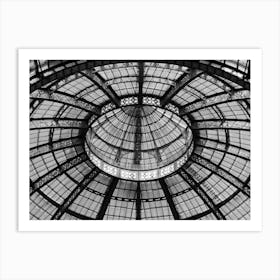 Galleria Glass Dome 4 - Milan Italy Art Print