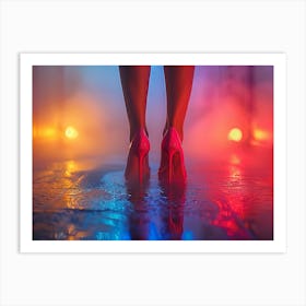 High Heeled Shoes Art Print