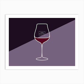 Wine Glass 2 Art Print