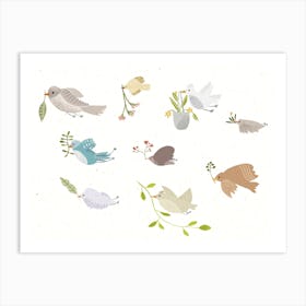 Birds Art Print