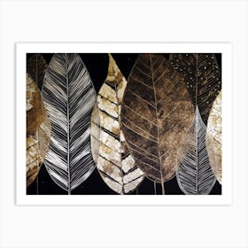 Leaves Painting Art Print