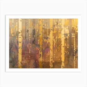 'Golden Trees' 1 Art Print