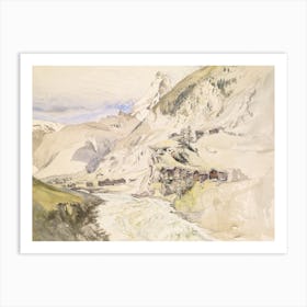 Matterhorn Valley Art Print