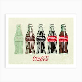 EVOLUTION | COCA COLA POP ART Art Print