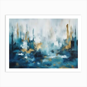 Skyline Blues Art Print