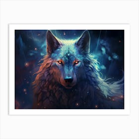 Bright Wolf Art Print