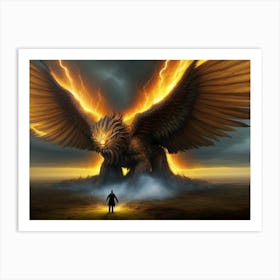 Raptor Called The Reaper Art Print