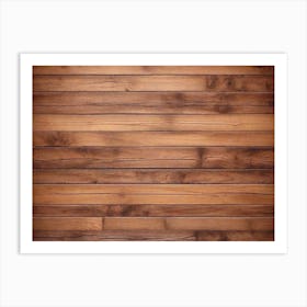 Wood Planks Background Art Print